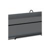 ARTEVASI CAPRI Jardiniere Kit - 50cm Anthracite - 50.2 X 28.5 X H20.7 Cm - 1.54L