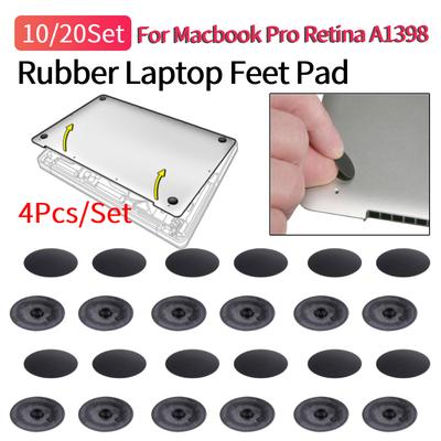 10/20 шт. Резиновые ножки для Macbook Pro Retina A1398 A1425 A1502 OEM Нижняя крышка Ножки для ноутбука Подставка Держатель Нижняя крышка Ножки