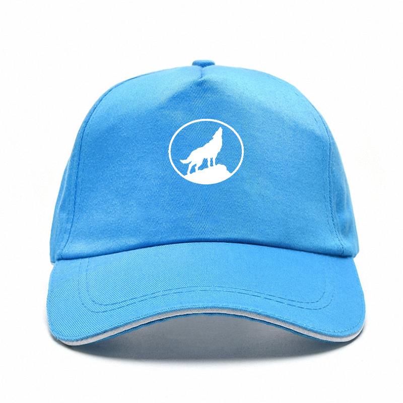 New Wolf Baseball Cap Spring Casual Unisex Women Sun Visor Youth Trend Versatile Hat Adjustable Snapback Visor Caps Unisexs Womens