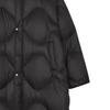 LESS 2024 Winter Loose Hooded Extra-Long Down Jacket