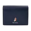 Personalized Wallet Marquetry Stripe Rabbit Genuine Stylish New Employment 845009 [Paul Smith] Tri-fold Wallet/Mini Set, Leather, Compact, Leather,