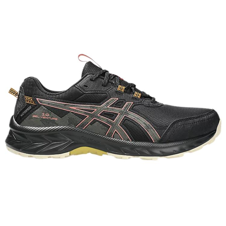 Asics Gel-Venture 10 Удобные Модные Трендовые Минималистичные Амортизирующие Низкие Кроссовки Женские Кроссовки для Бега Черный 1012B760-002