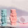 Многоразовые рождественские формы для Щелкунчика, силиконовые формы для свечей, формы для литья из смолы, воска, гипса, эпоксидной смолы, мыла и глины.