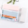 Kawaii Simple Pencil Case Frosted Plastic Pencil Box High Capacity Storage Box Stationery School Office Supplies