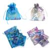 Pouches Wedding  Favor Jewelry Gift Package Organza Bag Candy Pouch Hot Stamping Drawstring
