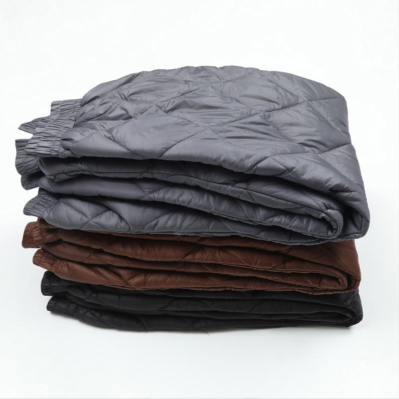 Женские зимние брюки с высокой талией 2025 года: Новая плотная, теплая, облегающая модель с манжетами для повседневной верхней одежды.