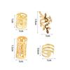 40PCS Gold and Silver Dreadlocks Beads Hair Braiding Hair Braid Tubes  Hair Jewelry