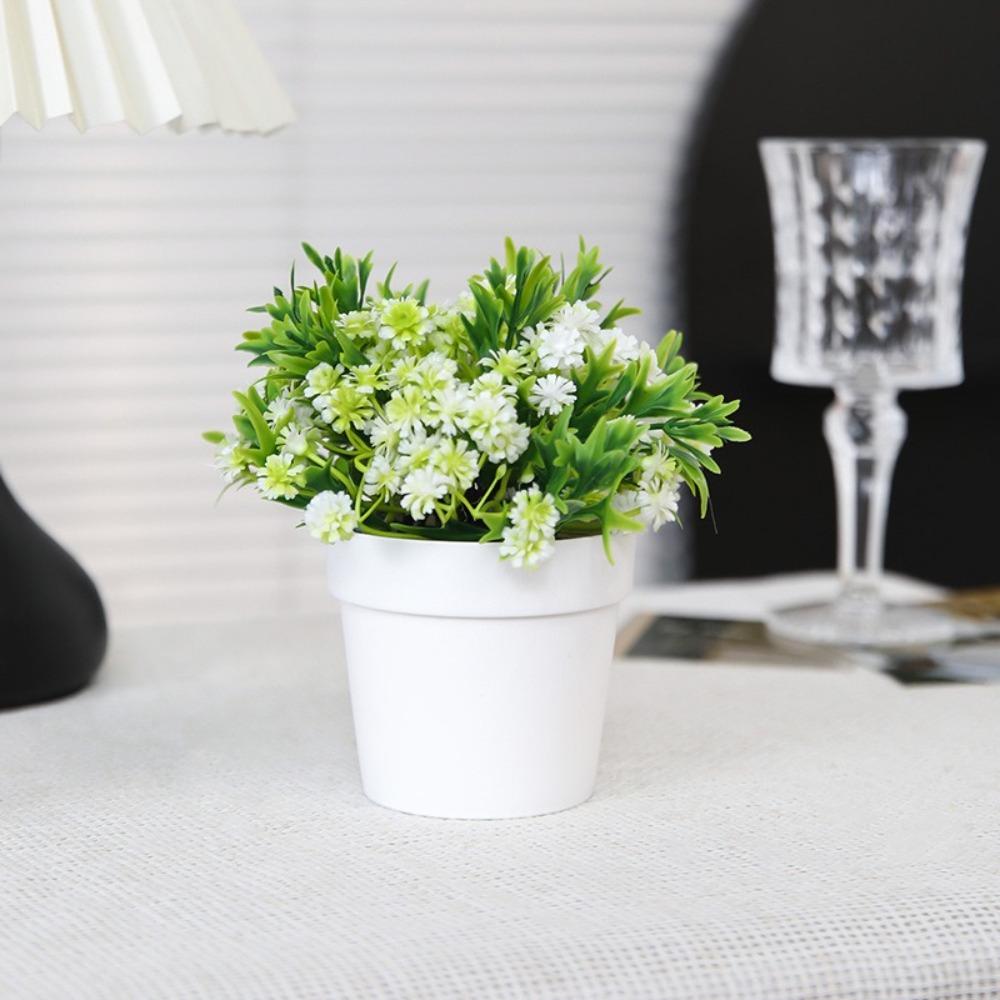 Fake Flower False Plant Pot Plastic Plant Bonsai Plants Mini Artificial Plant Bonsai Garden