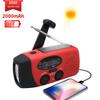 Solar Hand-Crank Shortwave Radio with Flashlight