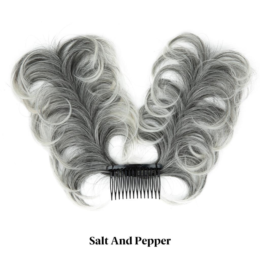 Wigs, Hair Rings, Women'S Balls, Adjustable Plug-In Comb, Fluffy Lazy Disc Hair Artifact, Wig Short Ponytail.