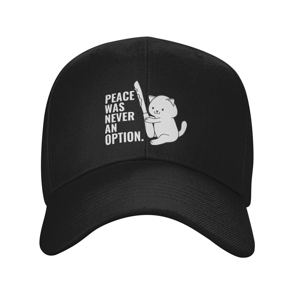 Peace Was Never an Option Anime Caps Unisex Women Hip Hop Cartoon Ducks Hats Sun Hats Sun Hats Adjustable Baseball Caps Summer