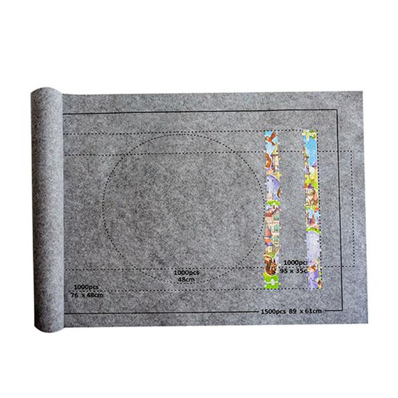 Puzzles Mat Jigsaw Roll Felt Mat Play Mat Puzzle Accessories Portable Travel Crawling Mat Baby Toys