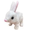 Электрическая плюшевая игрушка кролик интерактивная прыгающая подергивающаяся трясущаяся игрушка кролик для малышей развивающая игрушка для ползания на животе мягкая игрушка для животных