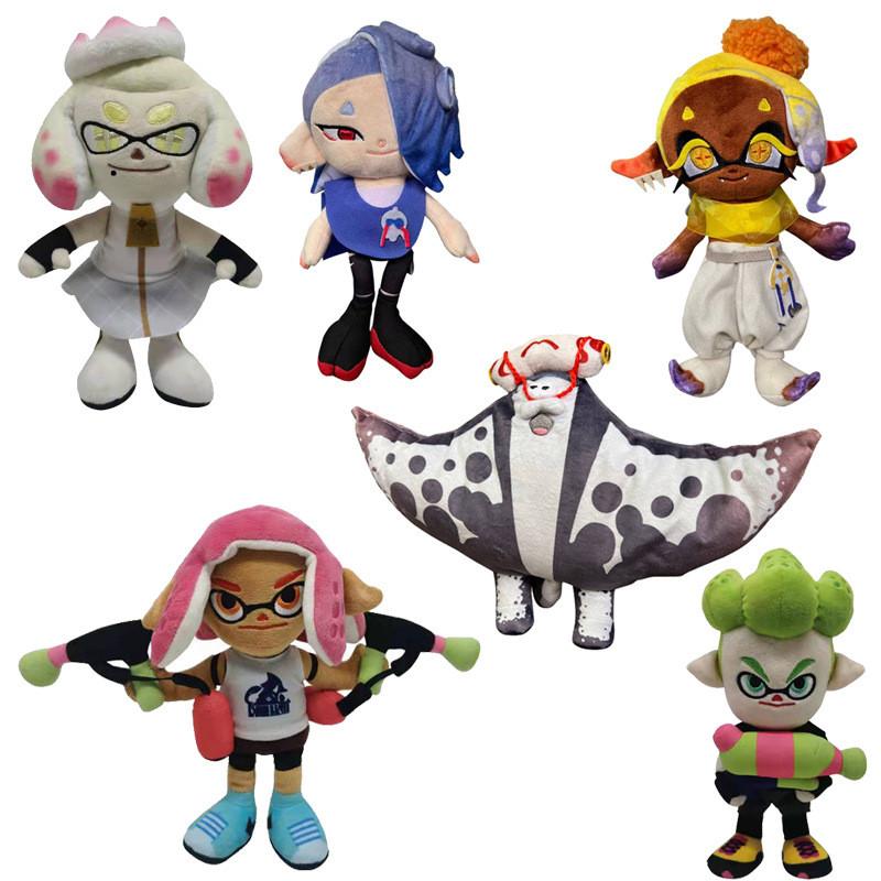 Плюшевая кукла Splatoon 3 Мягкие и приятные на ощупь персонажи с дизайном Инклинга и Октолинга