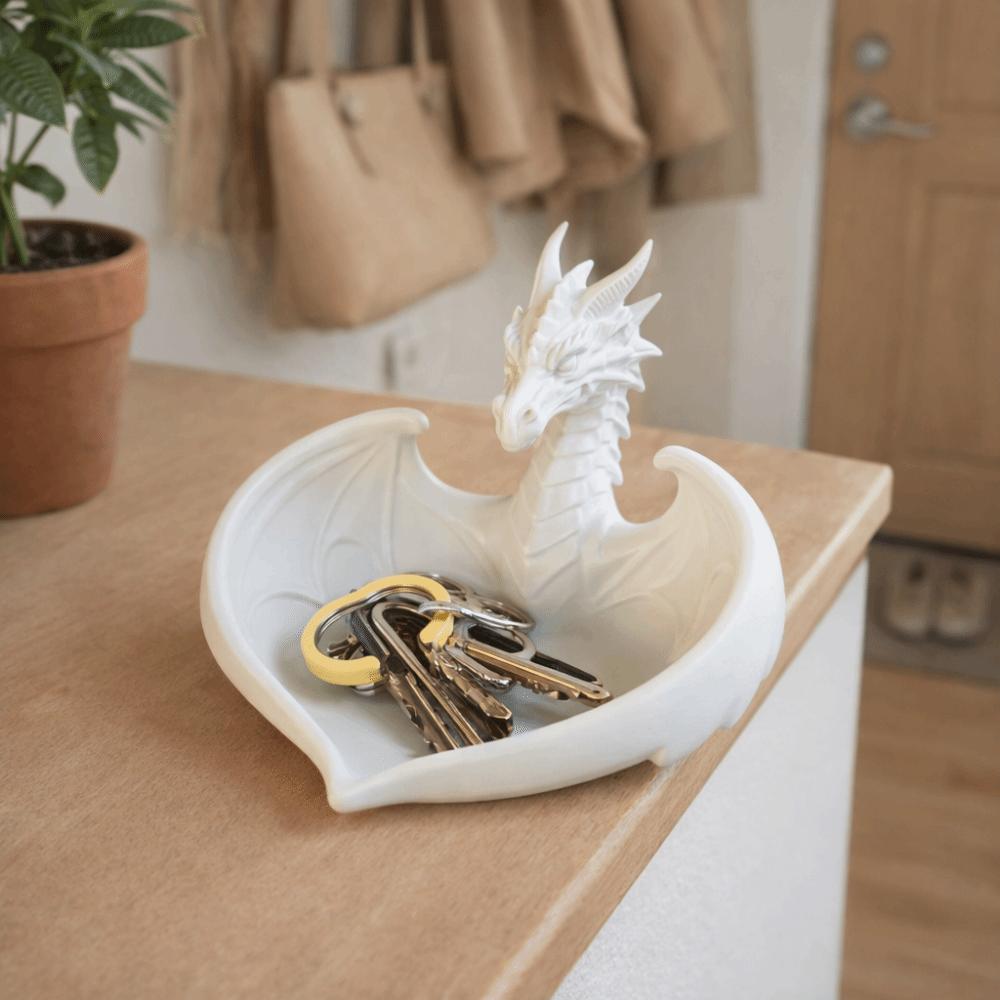 INS Mini Key Tray Dragon Shape Ring Display Plates Photo Prop Bracelets Organizer Room Decor