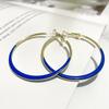 Серьги Pure Sweet Drip Glaze Large Circle Earrings Trendy Big Hoop Earring Female