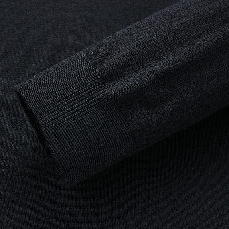 FAPAI Мужской свитер поло с высоким воротником из смесовой кашемировой и ягнячьей шерсти