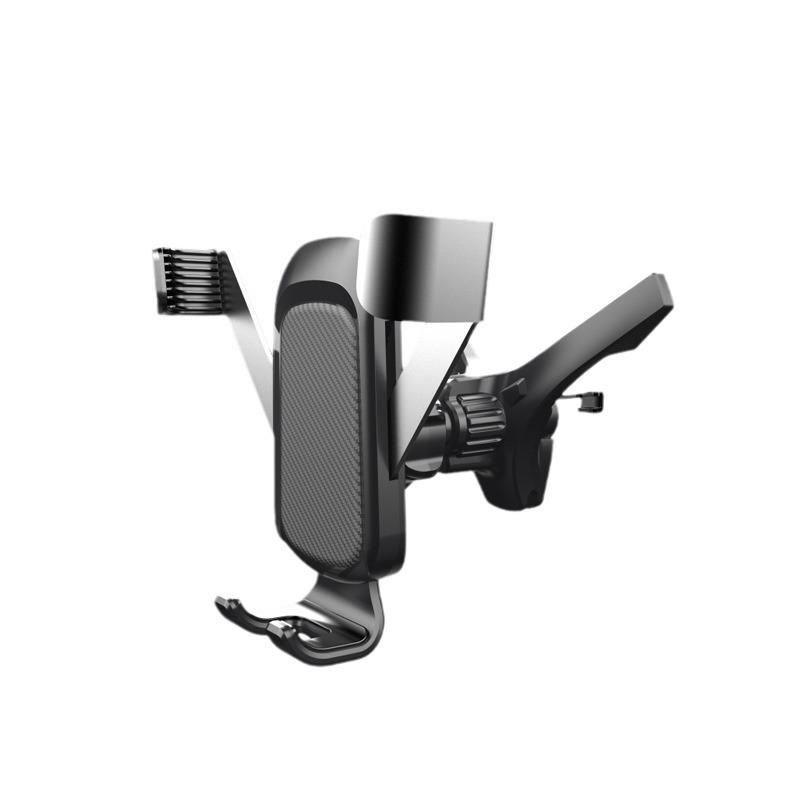 Треугольный гравитационный держатель для телефона в автомобиль с бесшумным механизмом для круглых воздуховодов