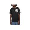 Quai 54 Older Kids Graphic T-Shirt Comfortable Simple Short Sleeve Kids T-Shirts Dark-Black HM9288-045