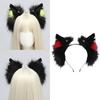 Мультяшные плюшевые уши животного, повязка на голову, костюмные головные уборы, регулируемый милый аксессуар для косплея для женщин и детей