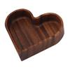 Walnut Fruit Plate Smooth Textured Elegant Wood Serving Tray for Snack Fruit Nut Kitchen Utensils