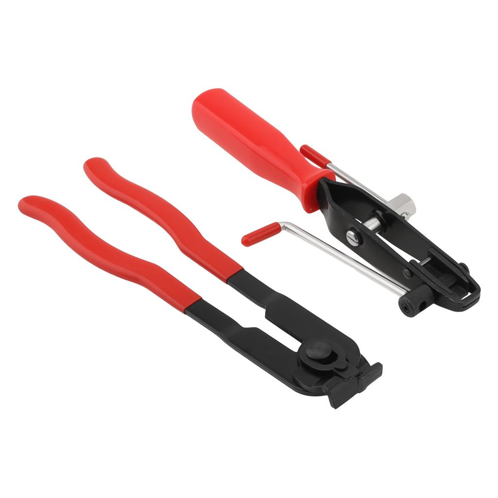 Red Heavy Duty Adjustable CV Boot Clamp Pliers Stainless Steel Includes 20 Bands Antiskid Car Truck SUV Professional Universal Fit