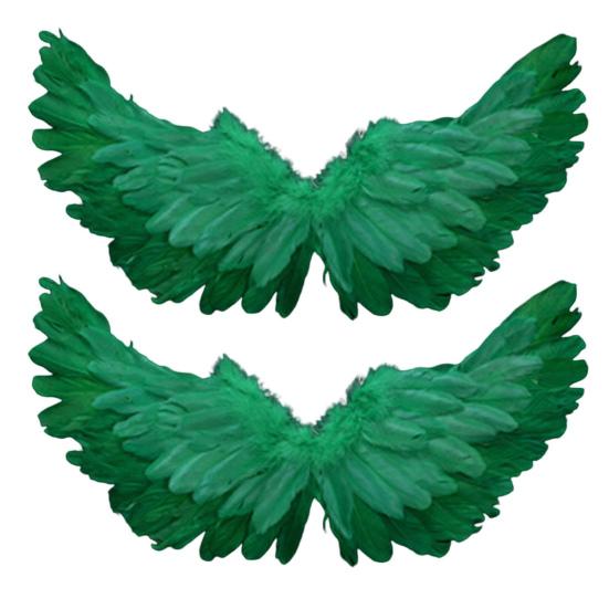 2 шт. крылья ангела из перьев для женщин и девочек, костюм крыльев феи из перьев с эластичными ремнями для Хэллоуина, реквизит для выступления на сцене для косплея и вечеринки