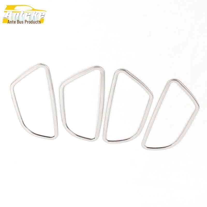 Luxgen U6/Uyu6 Stainless Steel Interior Door Handle Decoration Ring.