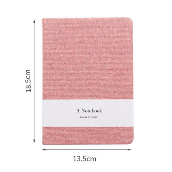 Студенческий простой однотонный блокнот с тканевой поверхностью, литература и искусство, небольшой свежий блокнот для записей, дневник
