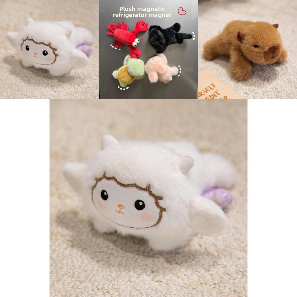 Милый магнит на холодильник в виде кролика, кошки, черепахи с набивкой из ПП хлопка для кухонного декора