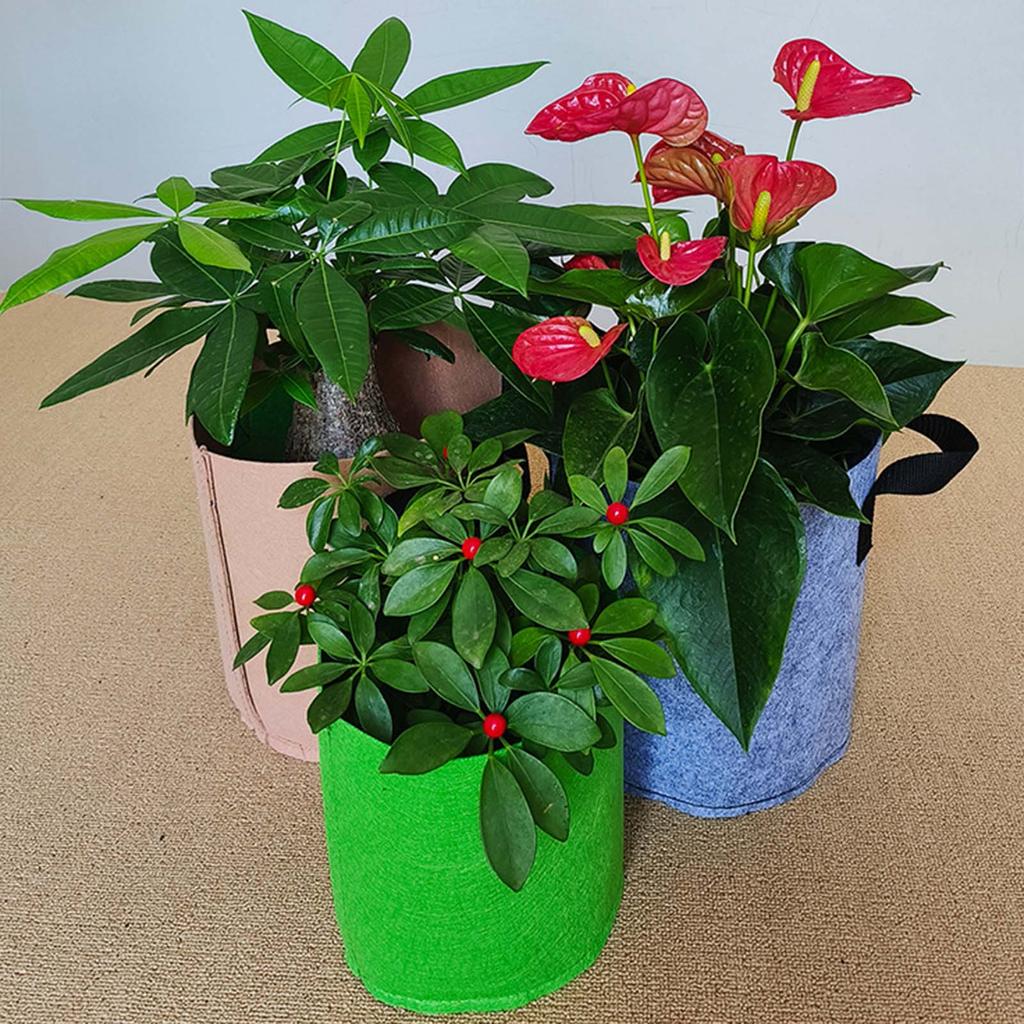 Мешки для выращивания растений Многоцелевые горшки из нетканого материала Контейнеры для уличных растений Подходят для овощей, фруктов, цветов и трав