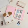 Photo Album Sleeve Compact A5 Plush Photocard Album Adorable Portable Refillable Binder Cover for Soft Sleeve-protected Photo