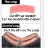 Men's Forehead Frontal Hair Piece M Loop Front Hairline With Tapes for Men Hair Replacement System