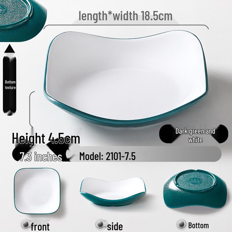 Меламиновая тарелка для закусок и соусов для KTV, ресторана - Креативное холодное блюдо, Имитация фарфора