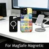 Чехол для телефона S-Sardines F-Fish Art для iPhone17,16,15,14,13,12,11 Plus,Pro Магнитный с Беспроводной Зарядкой MagSafe