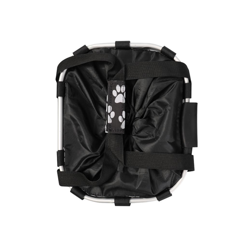 Съемная корзина для велосипеда, передняя сумка для велосипеда, сумка для домашних животных, парусиновая передняя сумка, рама из алюминиевого сплава, корзина для домашних животных