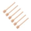 50Pcs/set Household Wooden Jam Honey Dipper Jar Dispensing Collecting Stirring Rod Stick 10cm
