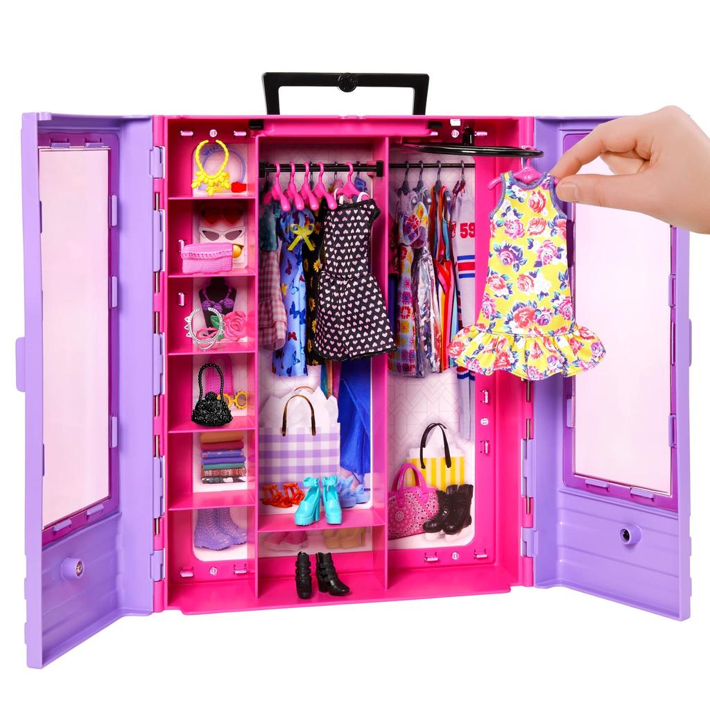 Barbie Barbie and Purple Closet Various Doll Fashion Set Barbie Doll years old and coordinations! & [Dress-up Doll] [Doll & Accessories] [3 up]