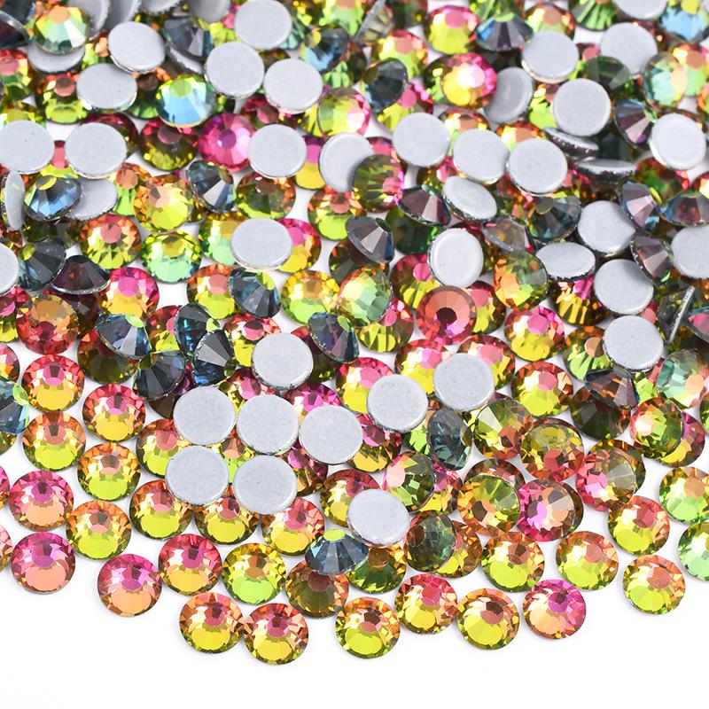 Хрустальное стекло Плоское дно Горячая дрель Аксессуары для одежды Ювелирные изделия Аксессуары Наклейка Дрель Аксессуары для самостоятельного изготовления Клей Горячая дрель Имитация австрийской