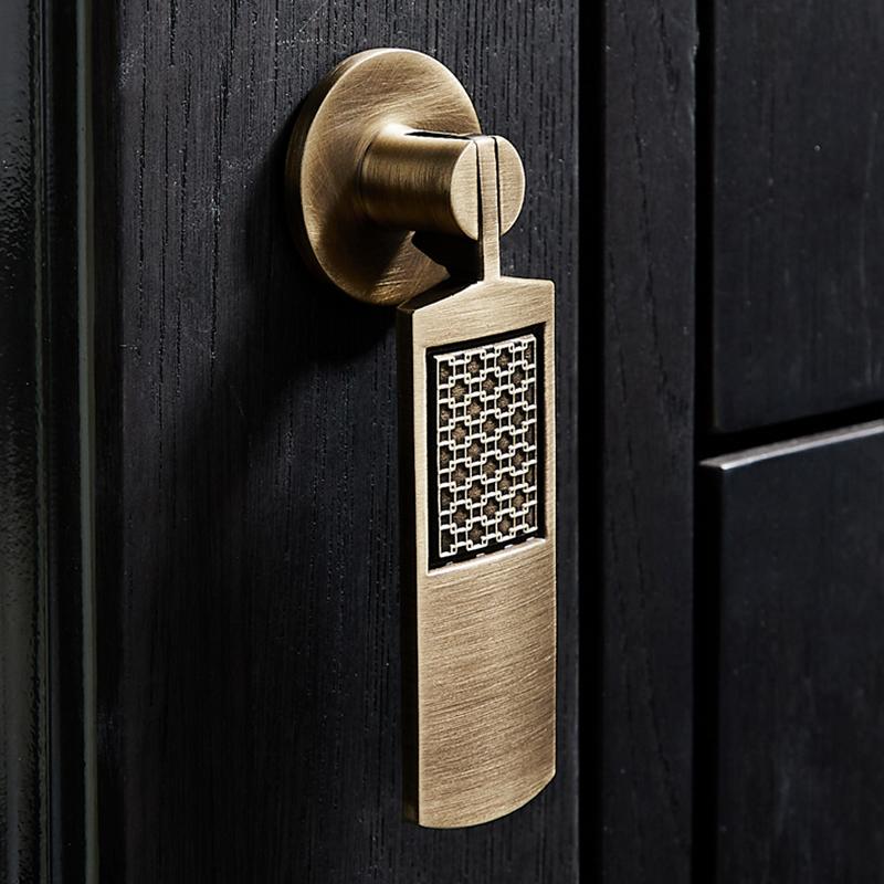 Luxury Brass Drawer Knob Vintage Cabinet Wardrobe Pull Handle Antique Bronze Kitchen Hardware Furniture Drawer Home Renovation