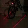 Велосипедный светодиодный задний фонарь, водонепроницаемый, предупреждающий фонарь безопасности, 4 режима и 2 лазера, ночной фонарь для горного велосипеда, задний фонарь для велосипеда
