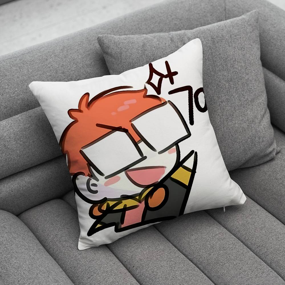 Аниме Mystic Messenger Игра 707 Наволочка Наволочка против пылевых клещей Невидимая молния шелковистый короткий плюш Чехол для подушки дивана