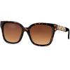 Women’s Tortoiseshell Sunglasses – UV400 Lenses – Square Frame with Gold Accent