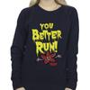 Netflix Womens/Ladies Stranger Things You Better Run Sweatshirt