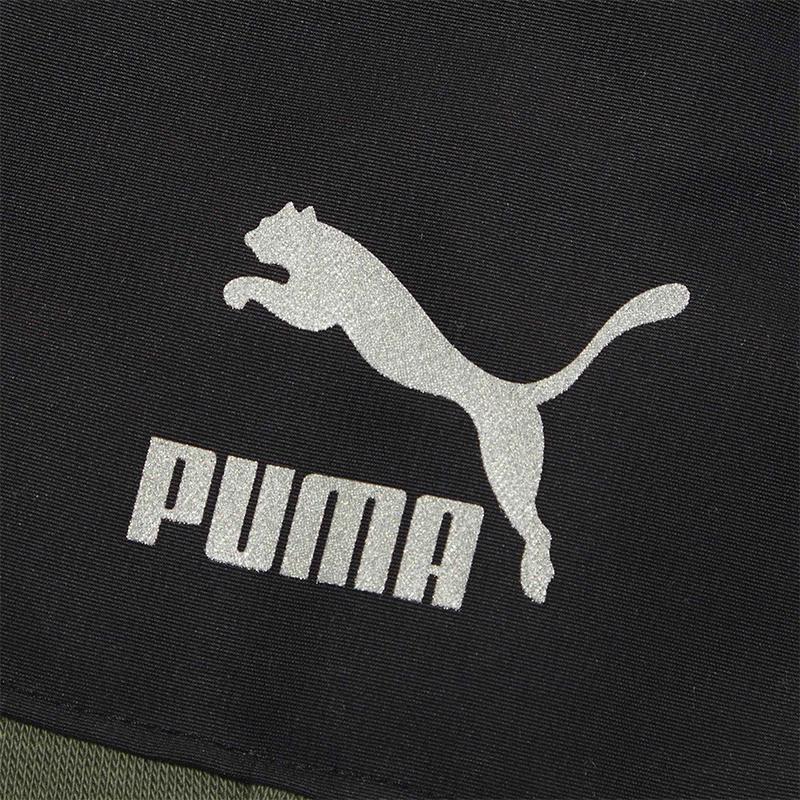 Puma Повседневные спортивные брюки Interstellar на флисовой подкладке со светоотражающими элементами, вязаные спортивные штаны, мужские штаны, темно-зеленые 530297-64