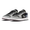 Air Jordan 1 Low SE GS Crater Kids Sneakers Grey Light-Smoke-Grey Black DM4690-001