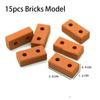 Durable Real Mini Bricks Model Small Simulation Mini Brick Model  Dollhouse Accessories