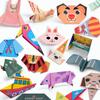 Paper Animal Handmade Origami Montessori Diy Paper-cut Book  Kindergarten