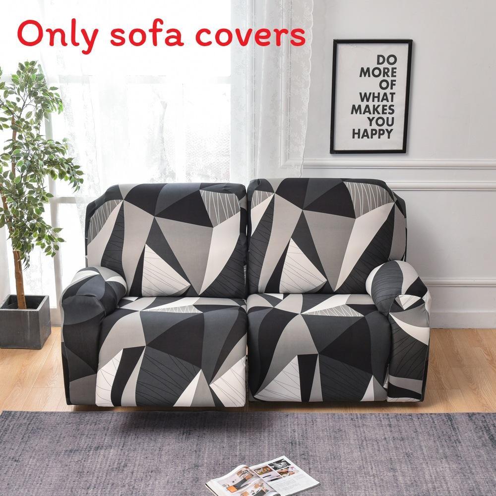 Modern Stylish Single Seat Recliner Cover Full Coverage Thick Fabric Protector