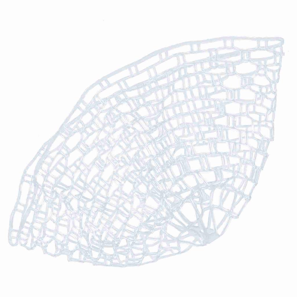 Outdoor Fly Fishing Landing Net Clear Rubber Replacement Mesh Bag(Mudium)